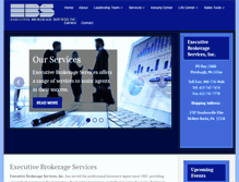 Tablet Screenshot of executivebrokerage.net